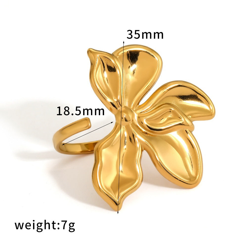 Lush Orchid Gold Ring