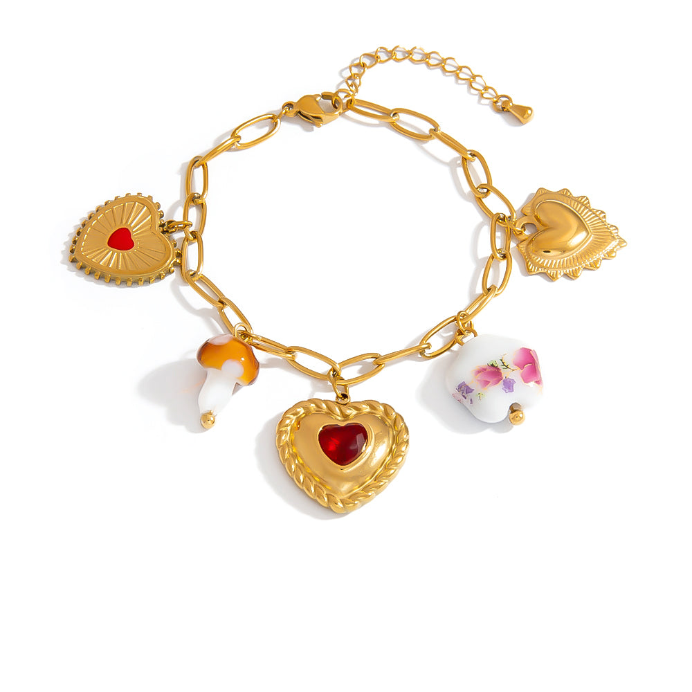 Scarlet Heart Bracelet