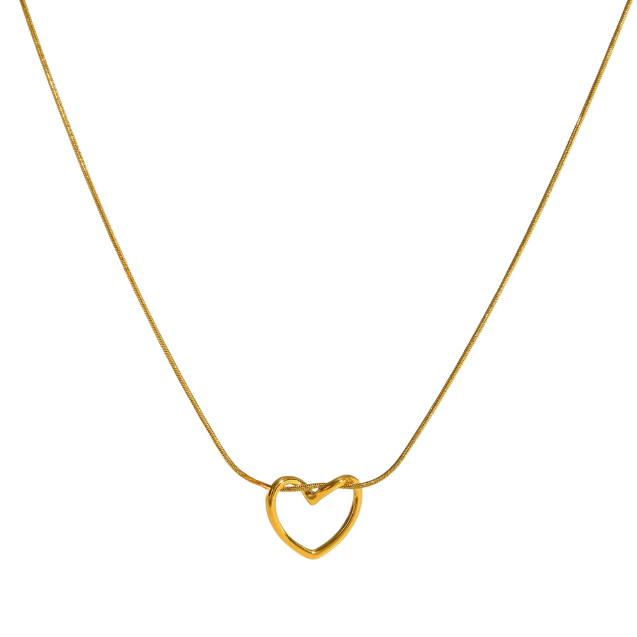 Golden Twist Heart