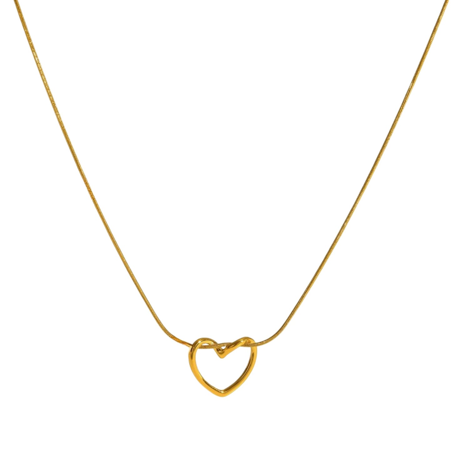 Golden Twist Heart