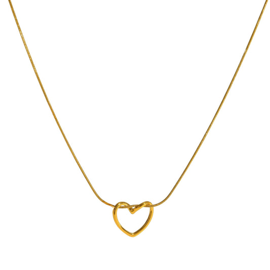 Golden Twist Heart