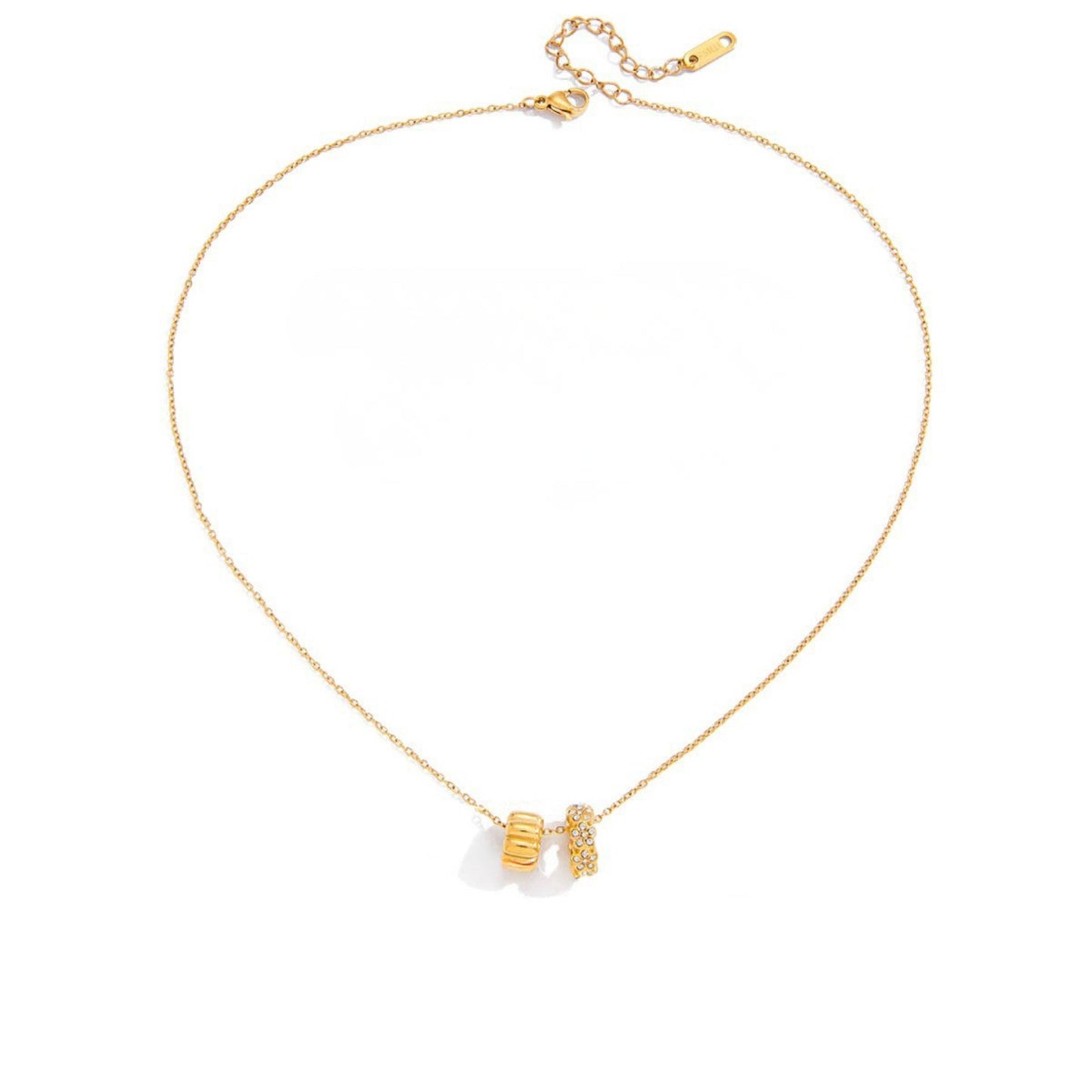 Golden Ribbed Charm