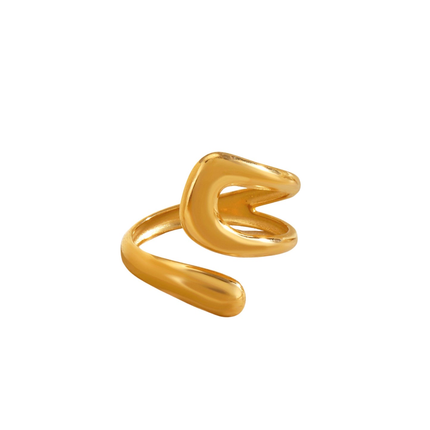 Golden Wave Ring