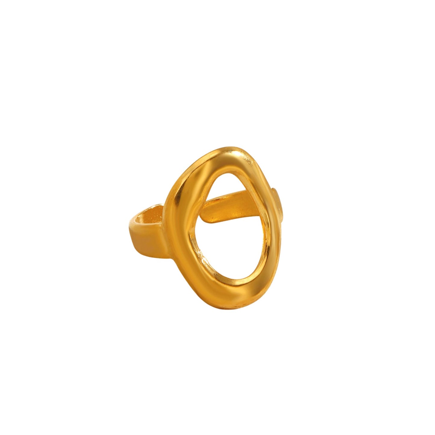 Sculpted Loop Ring