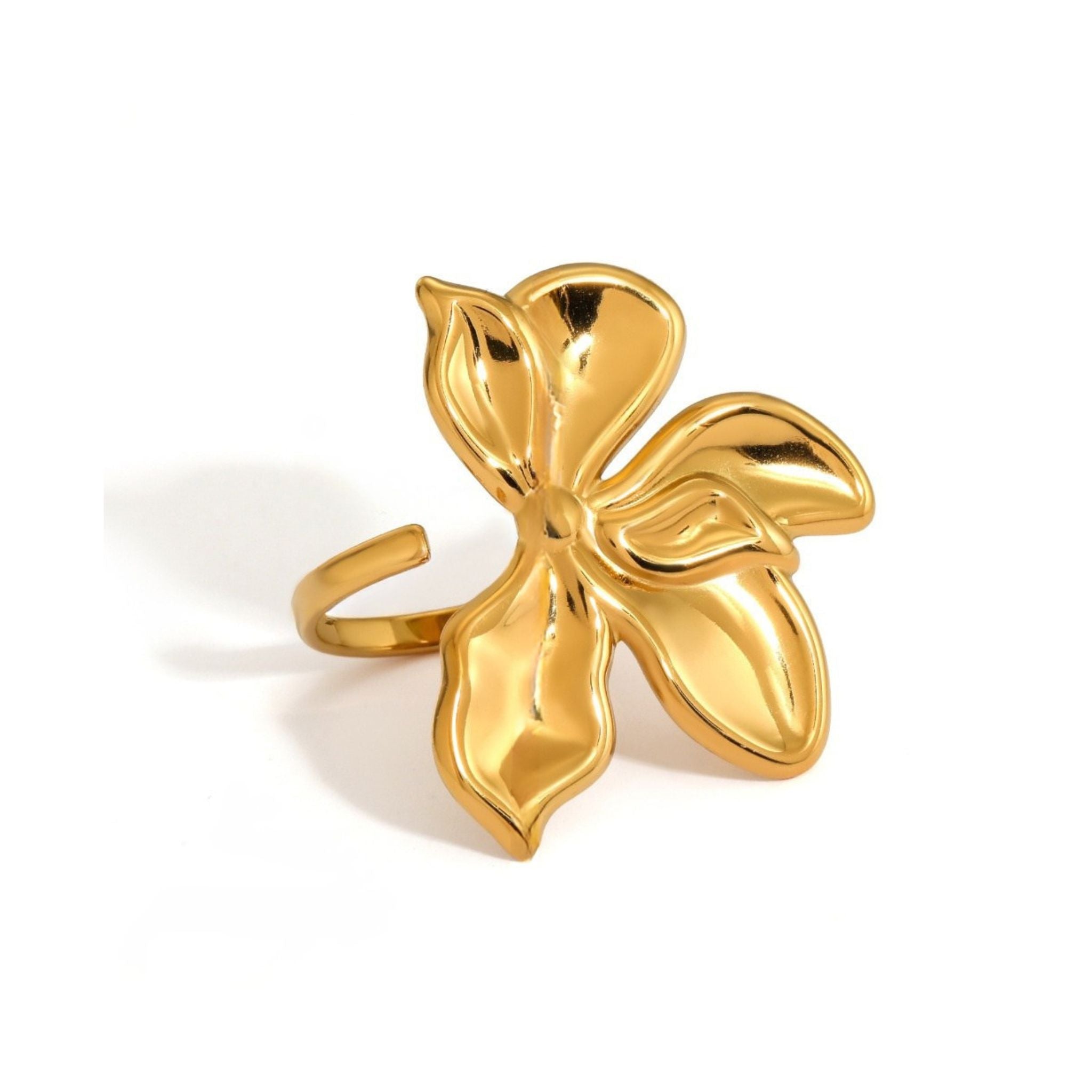 Lush Orchid Gold Ring