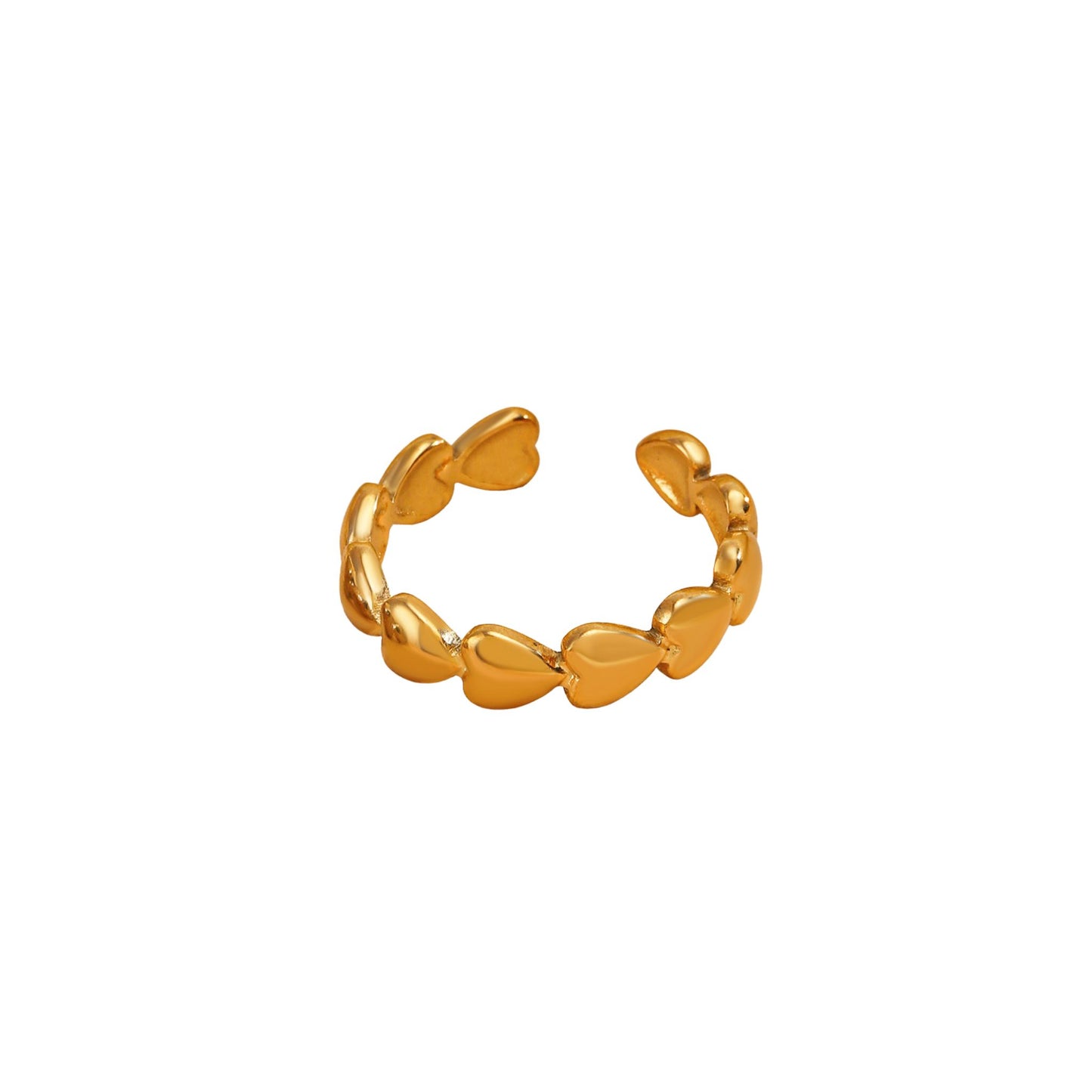 Heart Cascade Ring