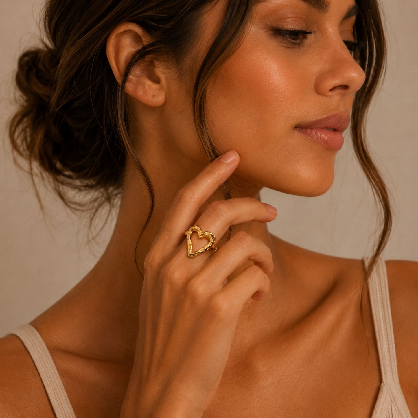 Molten Heart Ring