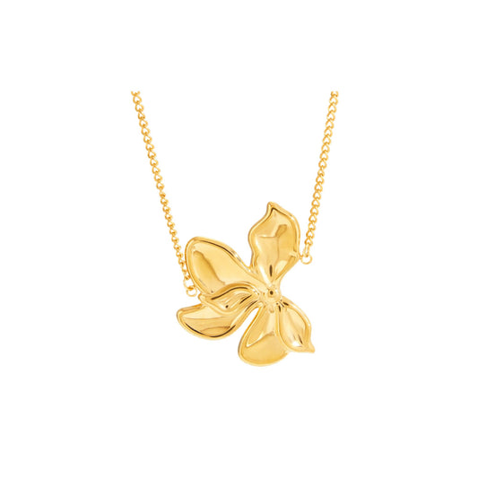 Lush Orchid Gold Necklace
