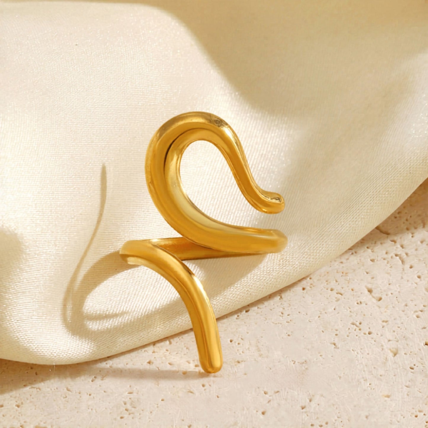 Fluid Gold Ring